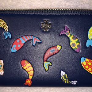 Tory Burch Continental Leather Wallet